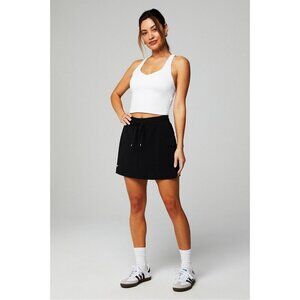 Fabletics One Cargo Skirt Skort Black Athletic Active Pockets Gym Streetwear M